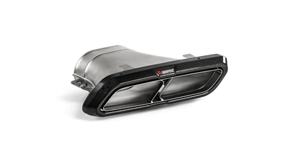 Akrapovic E63 Evo Line Titanium & Link Pipe Gloss CF Tips