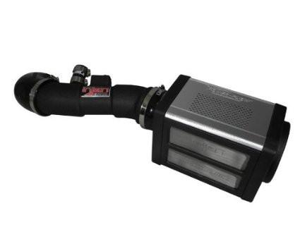 2004-2010 Infiniti QX56 / 04-12 Amada/Titan V8 5.6L w/Power Box Wrinkle Black Power-Flow Air Intake System by Injen (PF1950-1WB)