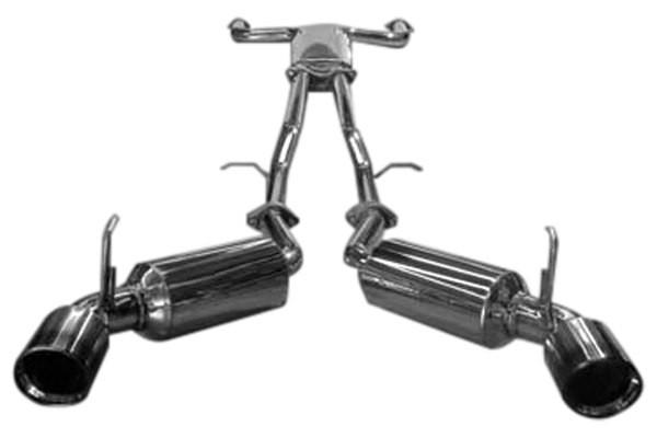 2009-2011 Nissan 370Z Dual 60mm SS Cat-Back Exhaust w/ Built In Resonated X-Pipe by Injen (SES1989TT)