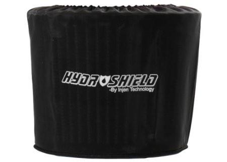 Universal Black Oval Water Repellant Pre-Filter 8.5"x9" Base / 7" Tall / 4"x8" Top by Injen (X-1039BLK)