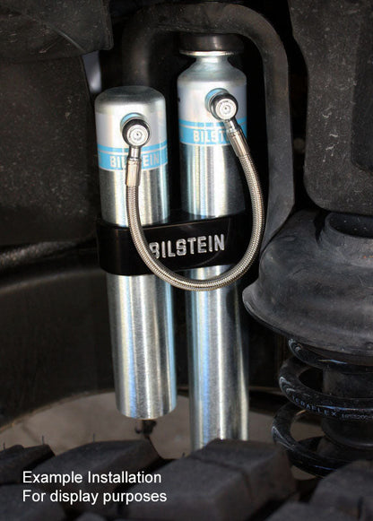 Bilstein B8 5160 w/ Remote Reservoir Shocks Front Pair w/4-6" lift - 2001-2010 Chevrolet Silverado 2500 HD 4WD RWD