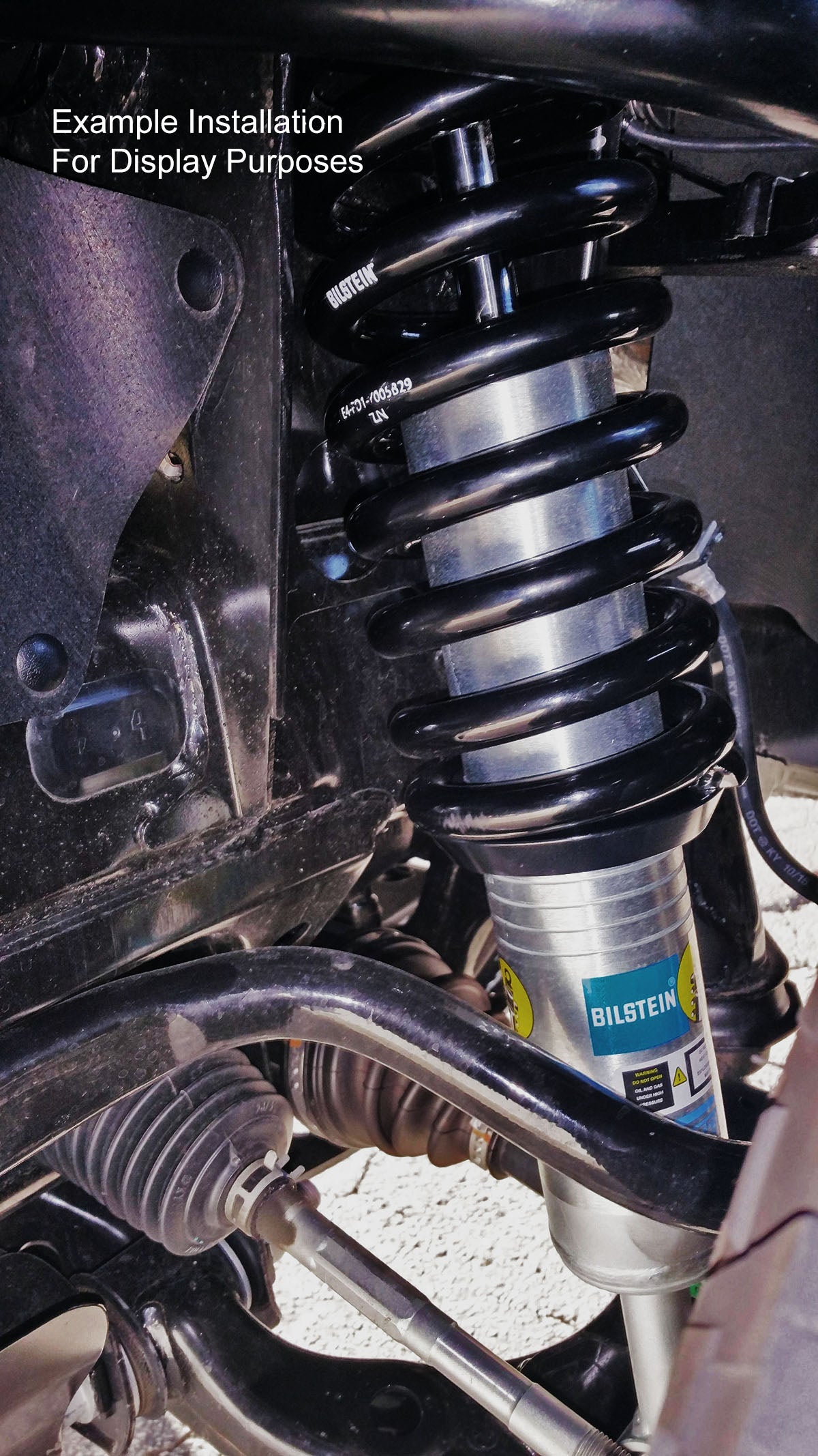 Bilstein 6112 Strut & Spring + Rear B8 5100 Shocks Set w/0-2.5" lift - 2005-2015 Toyota Tacoma 4WD RWD 6 Lug