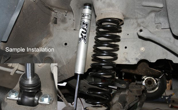 FOX 2.0 Perf Series Shocks Front Pair w/0-1.5" lift - 2005-2016 Ford F-350 Super Duty 4WD