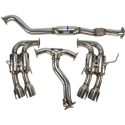 Invidia Gemini R400 Cat-Back Exhaust | 2010-2014 Subaru WRX and 2011-2014 Subaru WRX STI (HS11STIGM4SS/T)