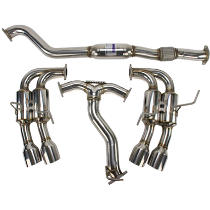 Invidia Gemini R400 Cat-Back Exhaust | 2010-2014 Subaru WRX and 2011-2014 Subaru WRX STI (HS11STIGM4SS/T)