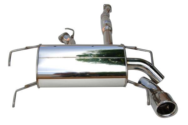 Invidia Q300 Rolled Titanium Tip Catback Exhaust | 2008-2010 Subaru WRX Hatchback (HS08SW5GT3)