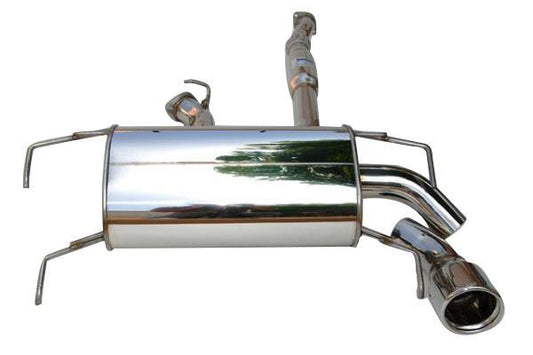 Invidia Q300 Rolled Titanium Tip Catback Exhaust | 2008-2010 Subaru WRX Hatchback (HS08SW5GT3)