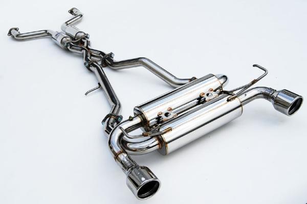 GEMINI ROLLED STAINLESS STEEL TIPS CAT-BACK (INFINITI 09-13 FX35/37 2WD/AWD) HS09IFXGIS