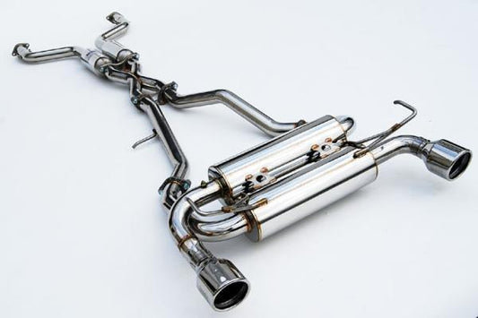 GEMINI ROLLED STAINLESS STEEL TIPS CAT-BACK (INFINITI 09-13 FX35/37 2WD/AWD) HS09IFXGIS