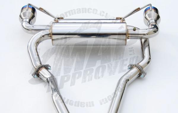 GEMINI SINGLE LAYER TITANIUM TIPS CAT-BACK (INFINITI 09-13 FX35/37 2WD/AWD) HS09IFXGIT