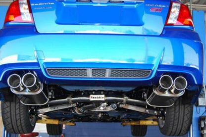Invidia Q300 Stainless Steel Dual Cat-Back Exhaust System | 2011-2014 Subaru Impreza WRX/STi (HS11STIG3S)