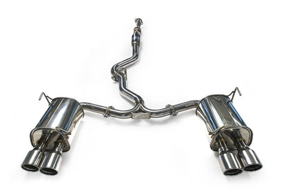 Invidia Q300 Rolled Polished 4 tip Catback Exhaust | 2015-2021 Subaru WRX / STI (HS15STIG3S)