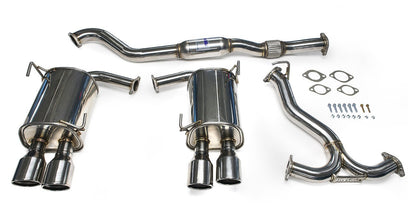 Invidia Q300 Rolled Polished 4 tip Catback Exhaust | 2015-2021 Subaru WRX / STI (HS15STIG3S)