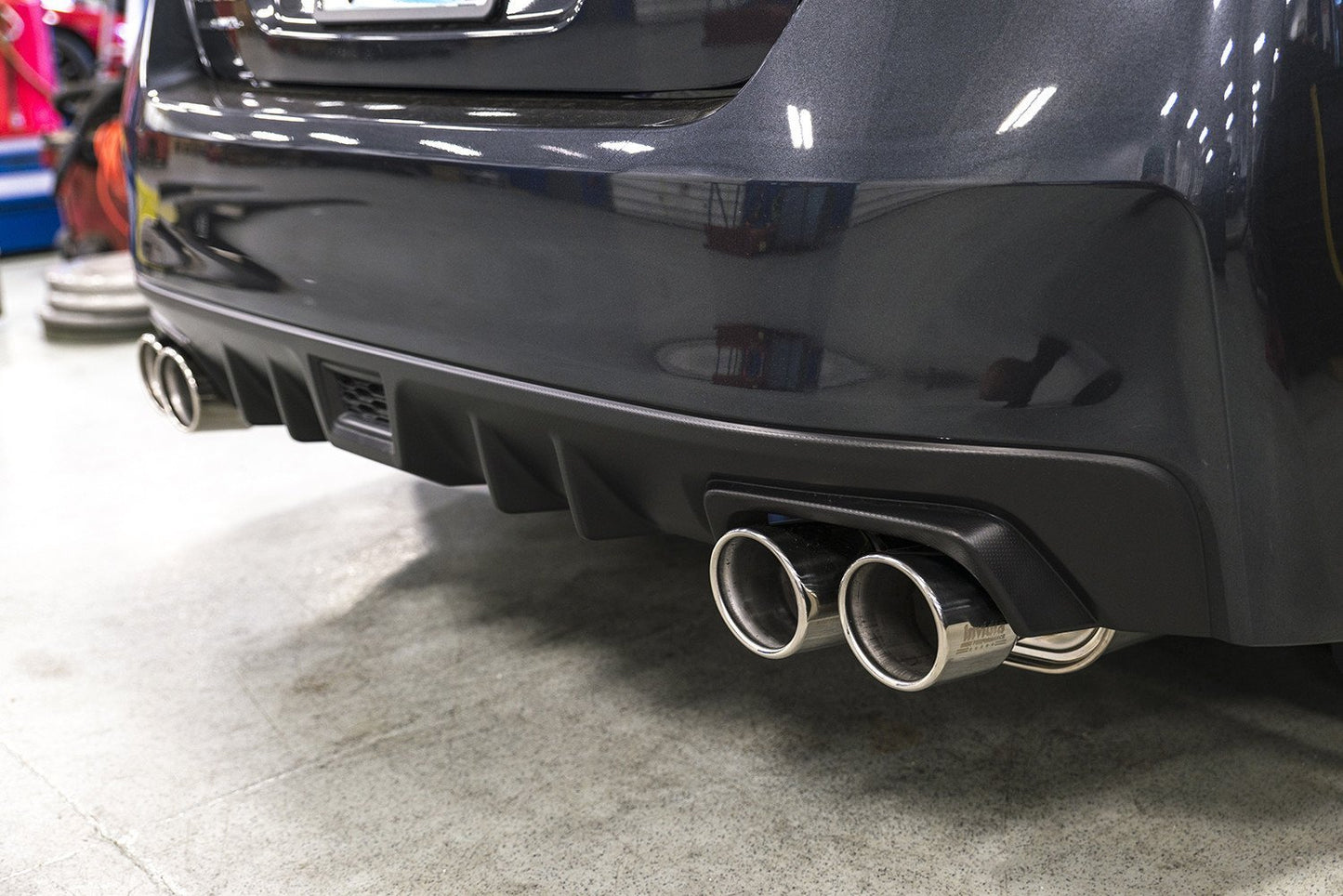 Invidia Q300 Rolled Polished 4 tip Catback Exhaust | 2015-2021 Subaru WRX / STI (HS15STIG3S)