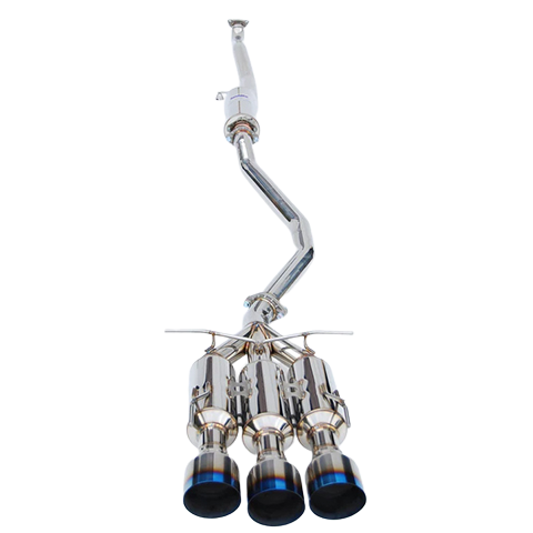Invidia Gemini Cat-Back w/ Ti Burnt Tips | 2017+ Honda Civic Si Coupe (HS17CS27GM3ST)
