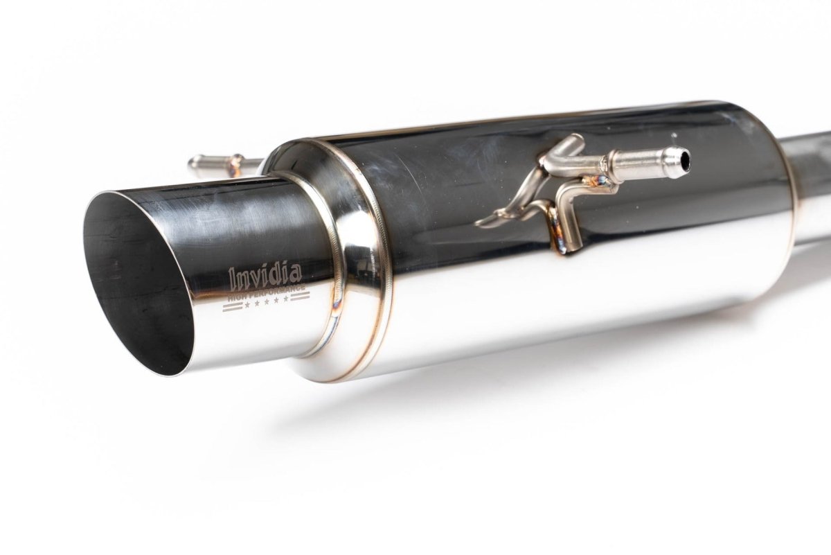 Invidia N1 Stainless Steel Tip Catback Exhaust | 2008-2014 Subaru WRX / STI (HS08SW5GTP)