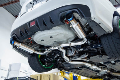 Invidia 15+ Subaru WRX/STI 4dr N1 Twin Outlet Single Layer Tip Titanium Cat-Back Exhaust