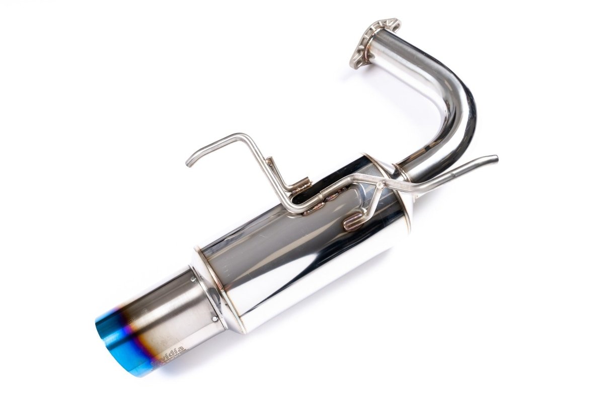 Invidia 15+ Subaru WRX/STI 4dr N1 Twin Outlet Single Layer Tip Titanium Cat-Back Exhaust