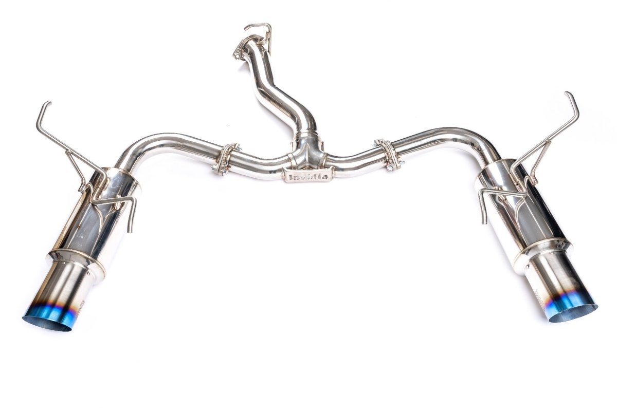Invidia 15+ Subaru WRX/STI 4dr N1 Twin Outlet Single Layer Tip Titanium Cat-Back Exhaust