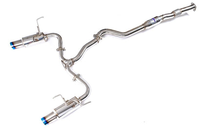 Invidia 15+ Subaru WRX/STI 4dr N1 Twin Outlet Single Layer Tip Titanium Cat-Back Exhaust