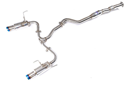 Invidia 15+ Subaru WRX/STI 4dr N1 Twin Outlet Single Layer Tip Titanium Cat-Back Exhaust