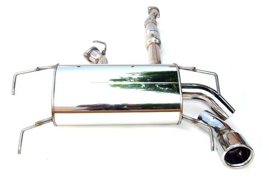 Invidia Q300 Rolled Titanium Tip Catback Exhaust | 2008-2010 Subaru WRX Hatchback (HS08SW5GT3)