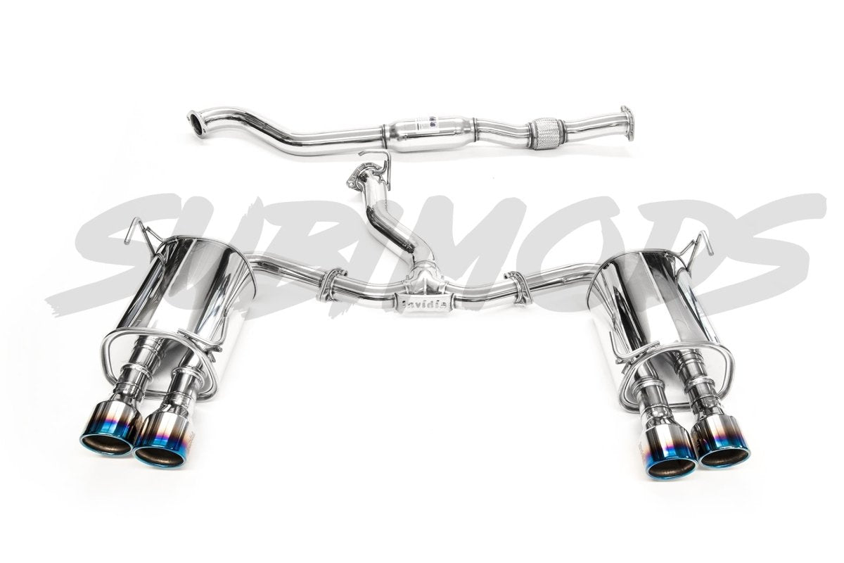 Invidia 11+ STI/WRX Sedan Only 76mm Q300 Titanium Tip Cat-back Exhaust