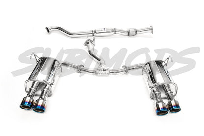Invidia 11+ STI/WRX Sedan Only 76mm Q300 Titanium Tip Cat-back Exhaust
