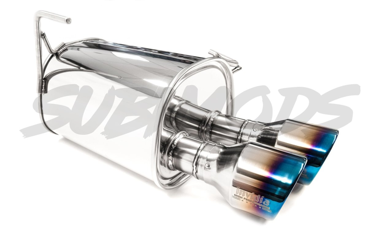 Invidia 11+ STI/WRX Sedan Only 76mm Q300 Titanium Tip Cat-back Exhaust