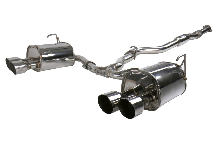 Invidia 15+ Subaru STI 4Dr Q300 Single Layer Stainless Steel Quad Tip Cat-Back Exhaust