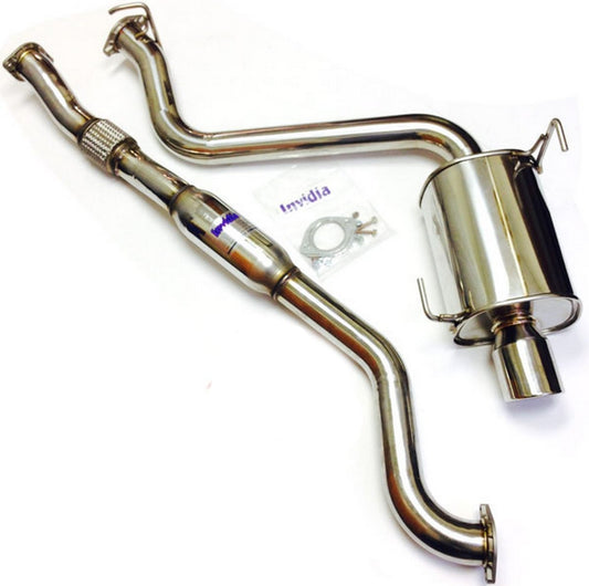Invidia Q300 Single Exit Cat-back Exhaust | 2015+ Subaru WRX/STi (HS15SW4G3S)