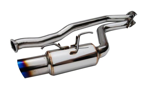 Invidia 08-09 WRX Sedan 76mm (101mm tip) RACING Titanium Tip Cat-back Exhaust