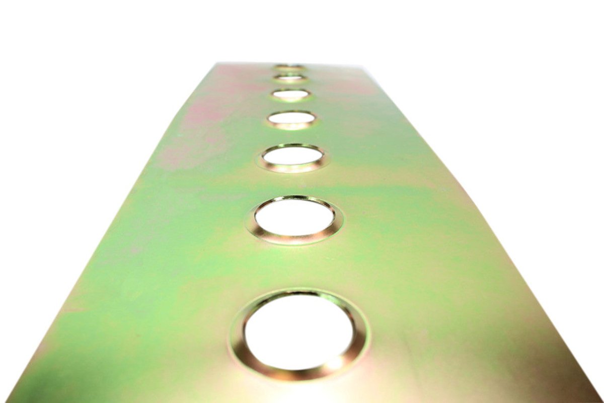 ISR Performance Steel Gusset Weld In Dimple Plates w/ 20mm Holes