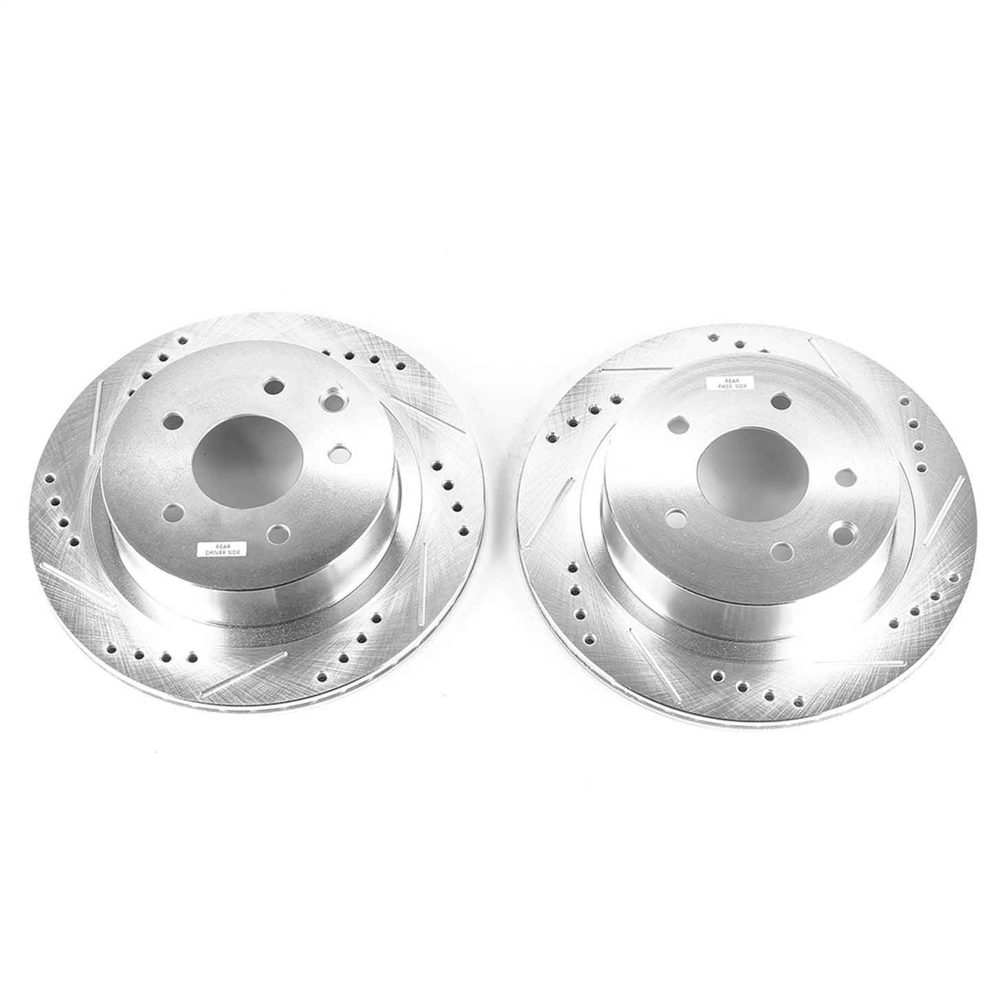 PowerStop Drilled & Slotted Rear Rotors | Infiniti G35 (03-05) (JBR1106XPR)