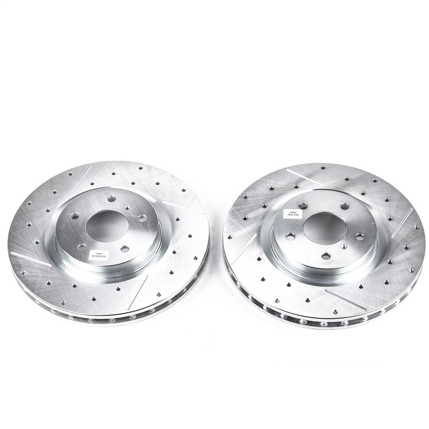 PowerStop Drilled & Slotted Front Rotors | Infiniti G35 (03-04) (JBR1107XPR)