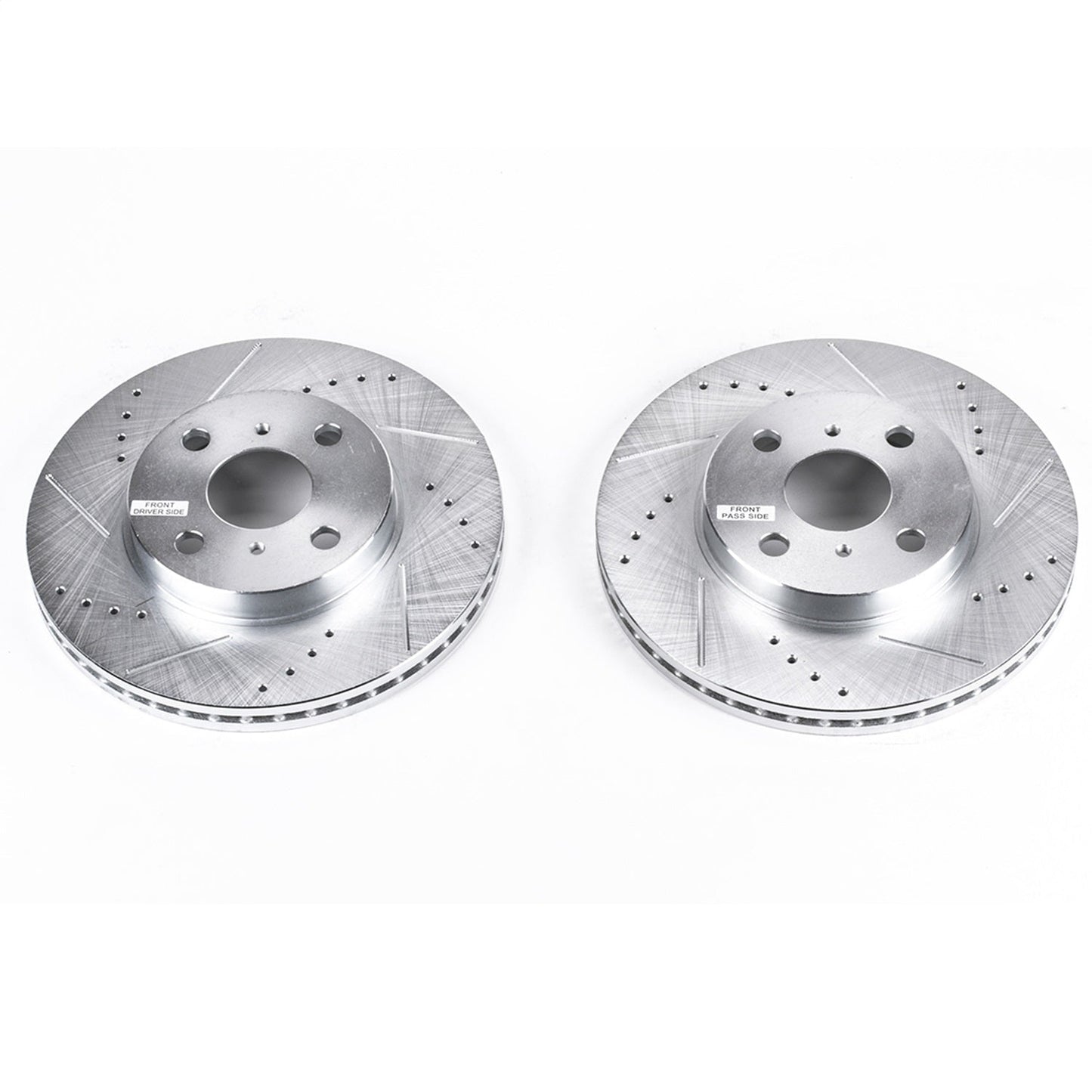 PowerStop Drilled & Slotted Front Rotors | Scion xA (04-06) (JBR1110XPR)