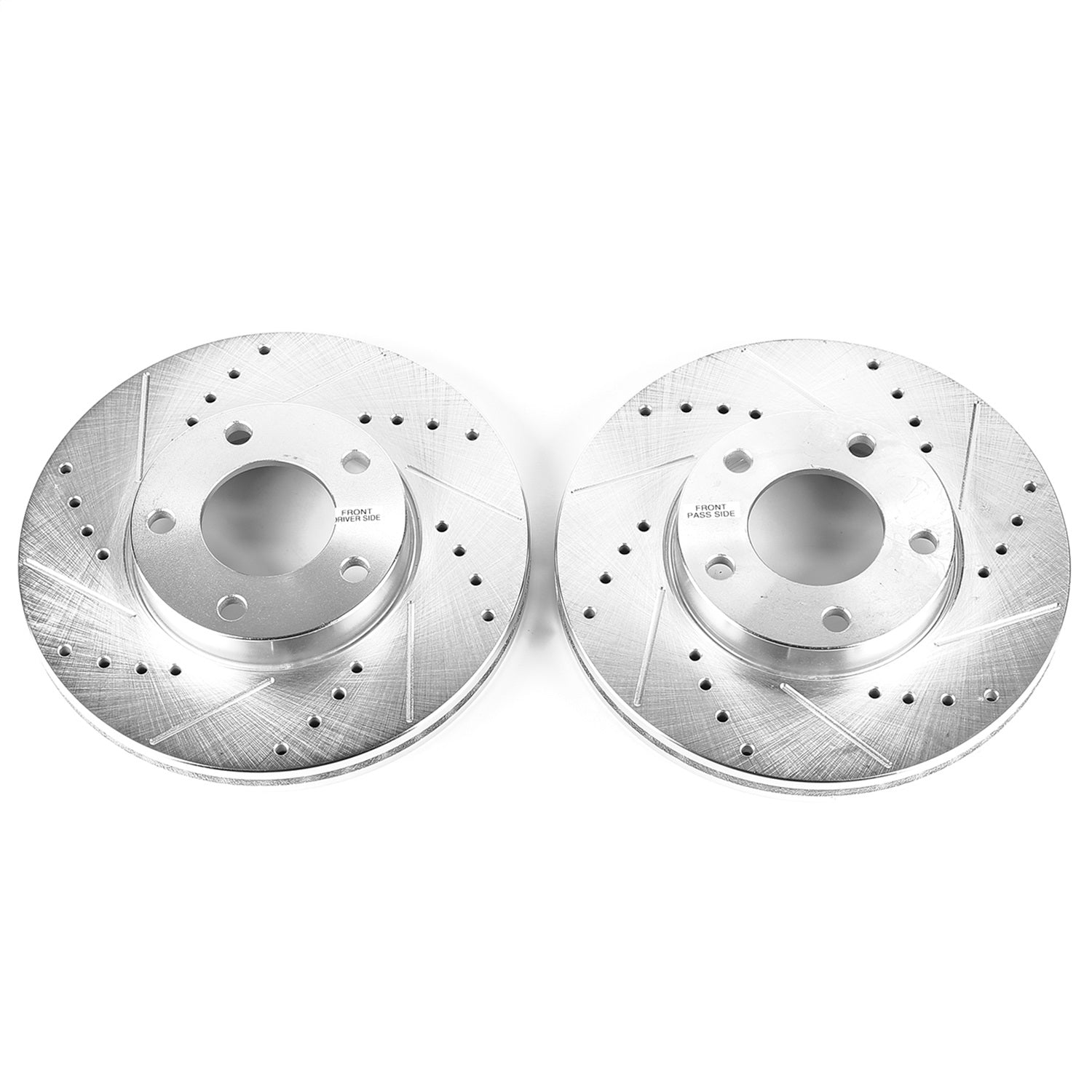 PowerStop Drilled & Slotted Front Rotors | Mazda 3 (04-13) (JBR1113XPR)