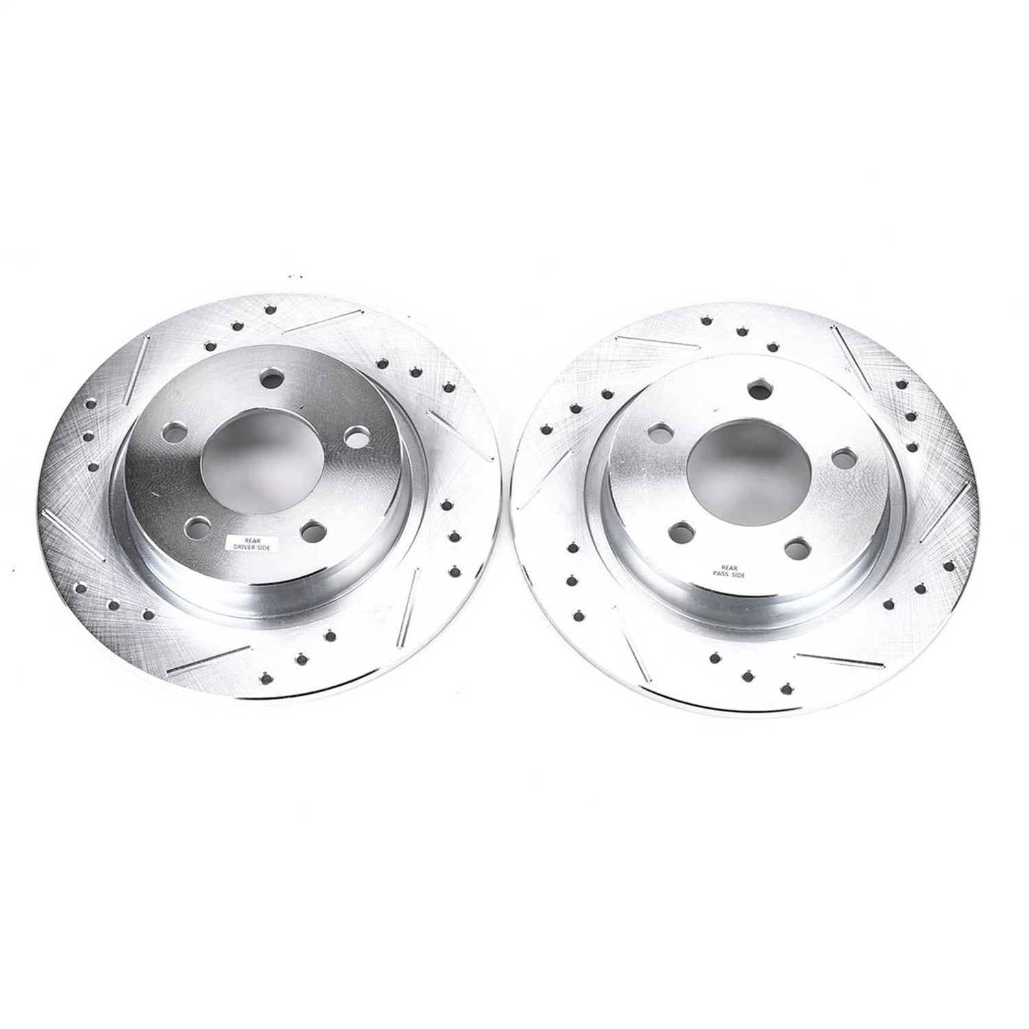 PowerStop Rear Evolution Drilled & Slotted Rotors | Mazda 3 (04-13) (JBR1116XPR)