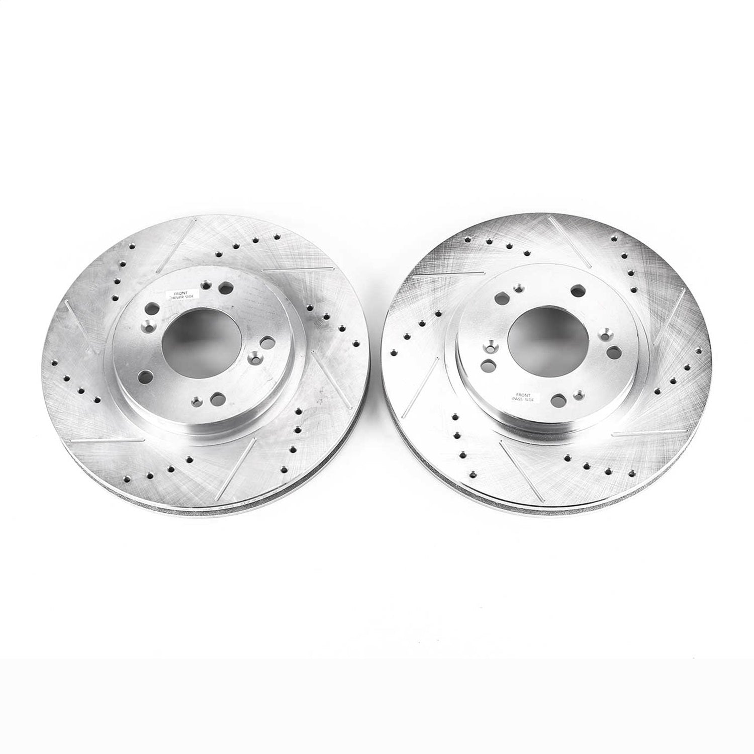 PowerStop Front Evolution Drilled & Slotted Rotors - Pair | Mitsubishi Endeavor (04-08) (JBR1122XPR)