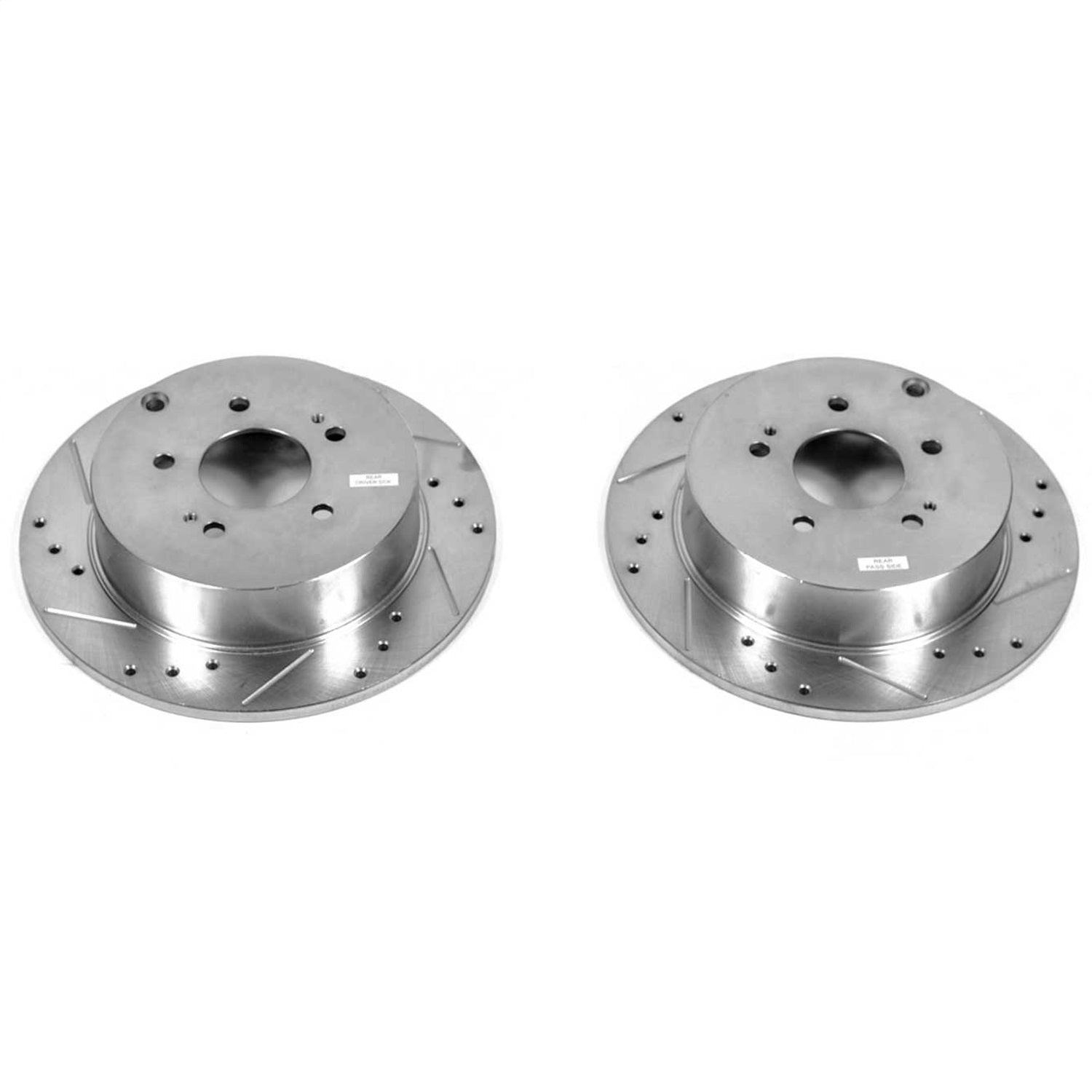 PowerStop Drilled & Slotted Rear Rotors | Mitsubishi Endeavor (04-08) (JBR1123XPR)