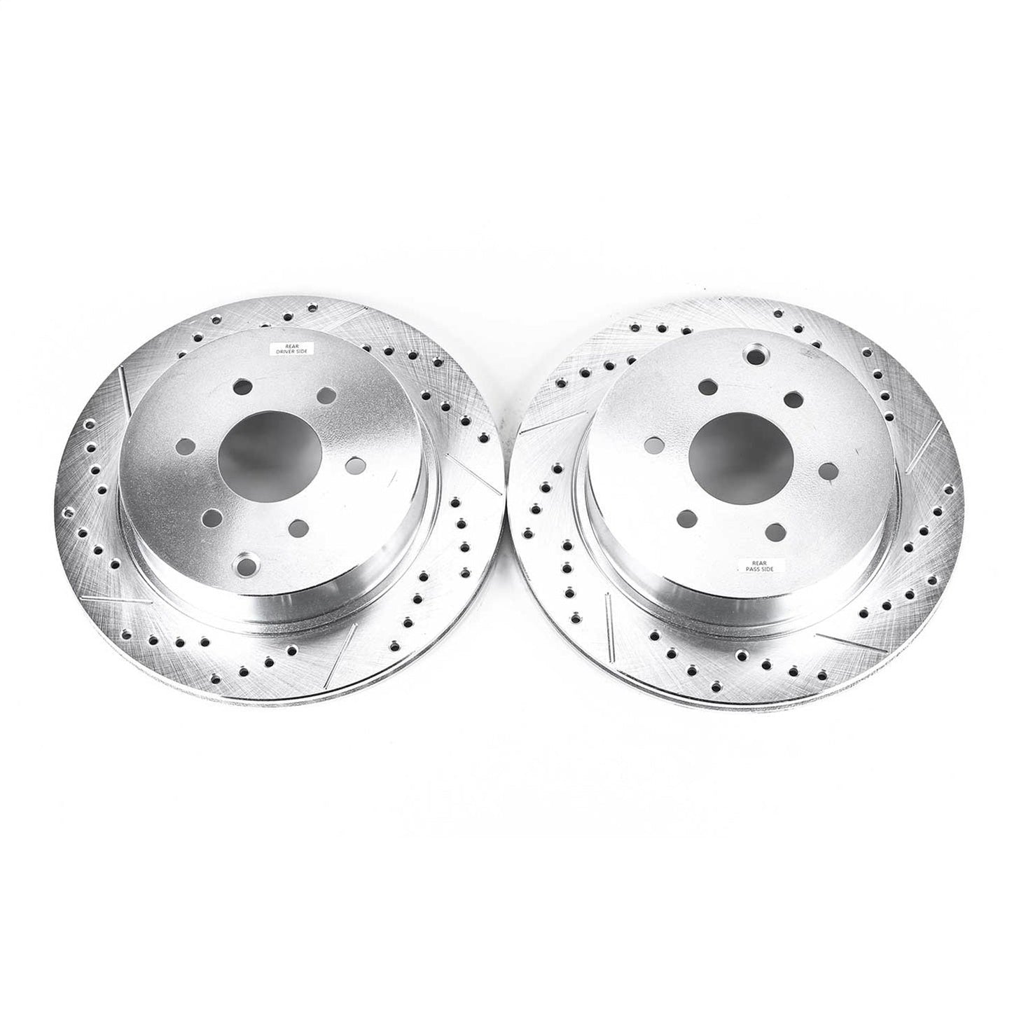 PowerStop Rear Evolution Drilled & Slotted Rotors | Nissan Pathfinder (05-12) (JBR1125XPR)