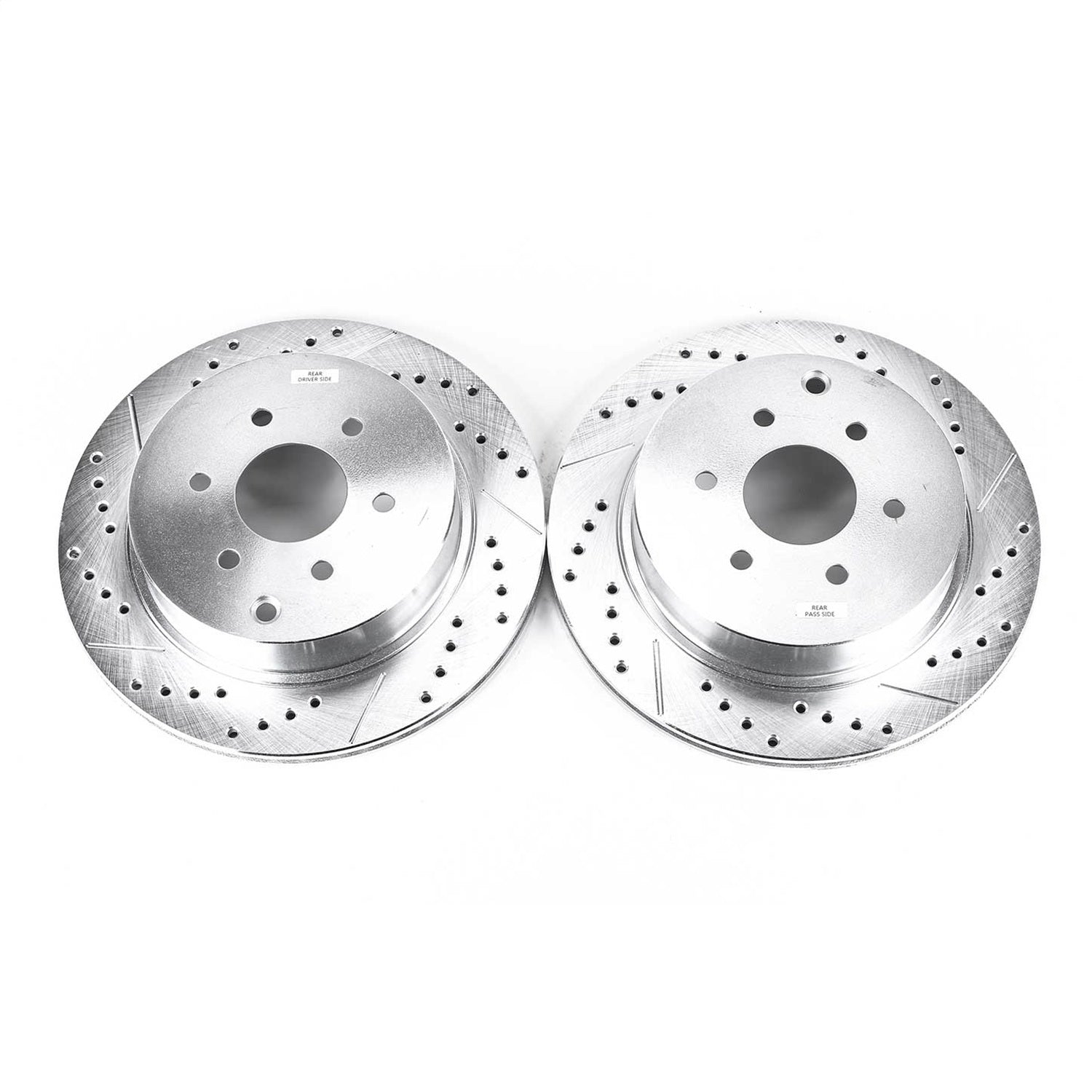 PowerStop Rear Evolution Drilled & Slotted Rotors | Nissan Pathfinder (05-12) (JBR1125XPR)