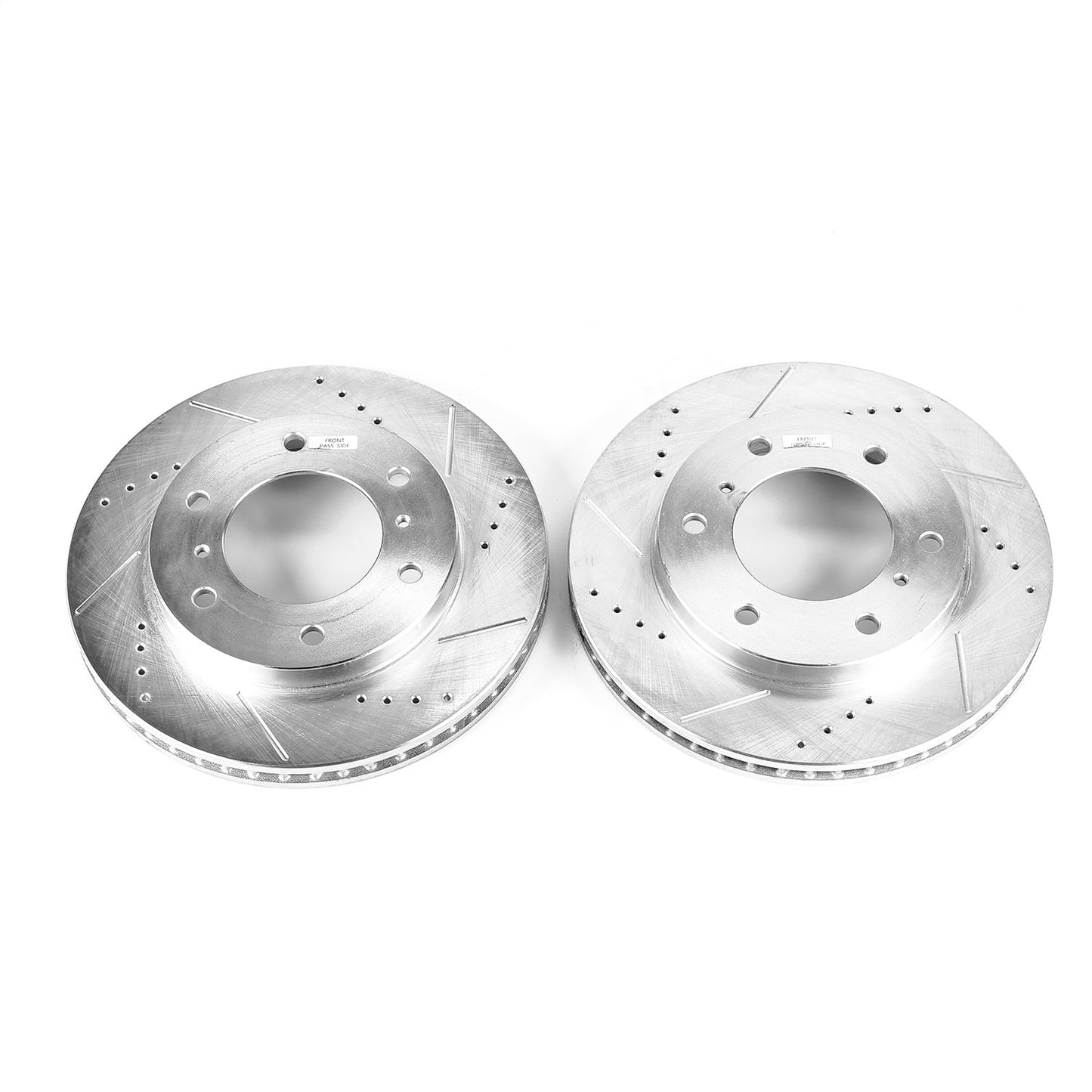 PowerStop Drilled & Slotted Front Rotors | Mitsubishi Montero (00-06) (JBR1126XPR)