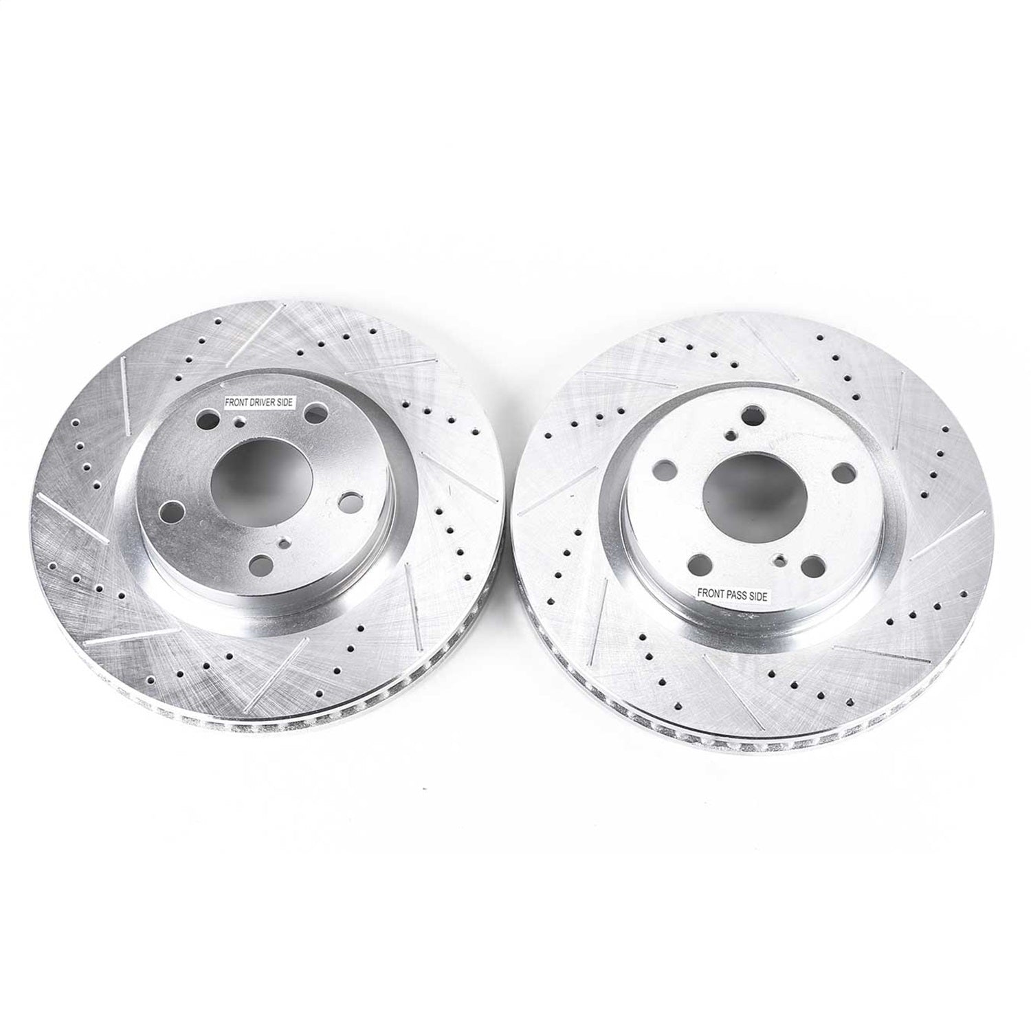 PowerStop Drilled & Slotted Front Rotors | Lexus ES300h (13-18) (JBR1127XPR)