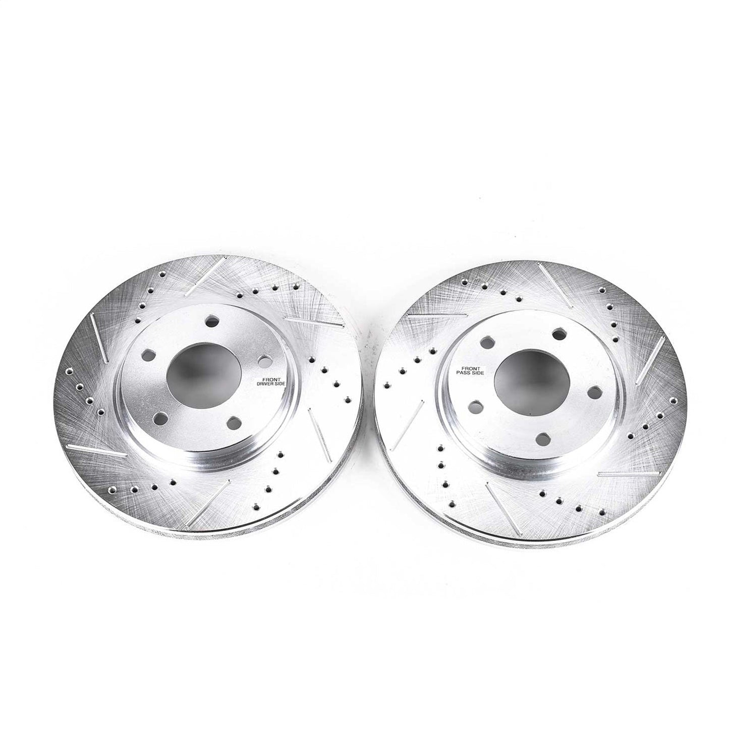 PowerStop Drilled & Slotted Front Rotors | Infiniti M45 (03-04) (JBR1129XPR)