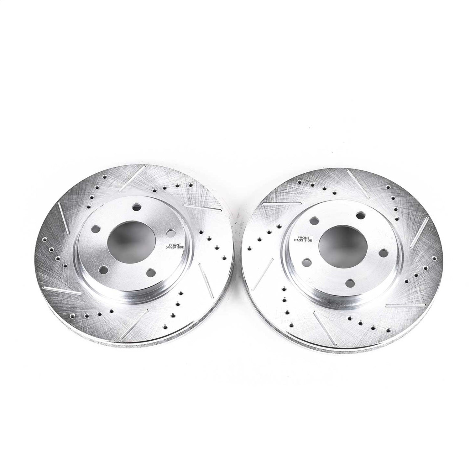 PowerStop Drilled & Slotted Front Rotors | Infiniti M45 (03-04) (JBR1129XPR)