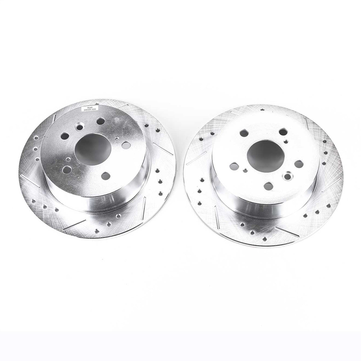 PowerStop Drilled & Slotted Rear Rotors | Lexus ES350 (07-12) (JBR1145XPR)
