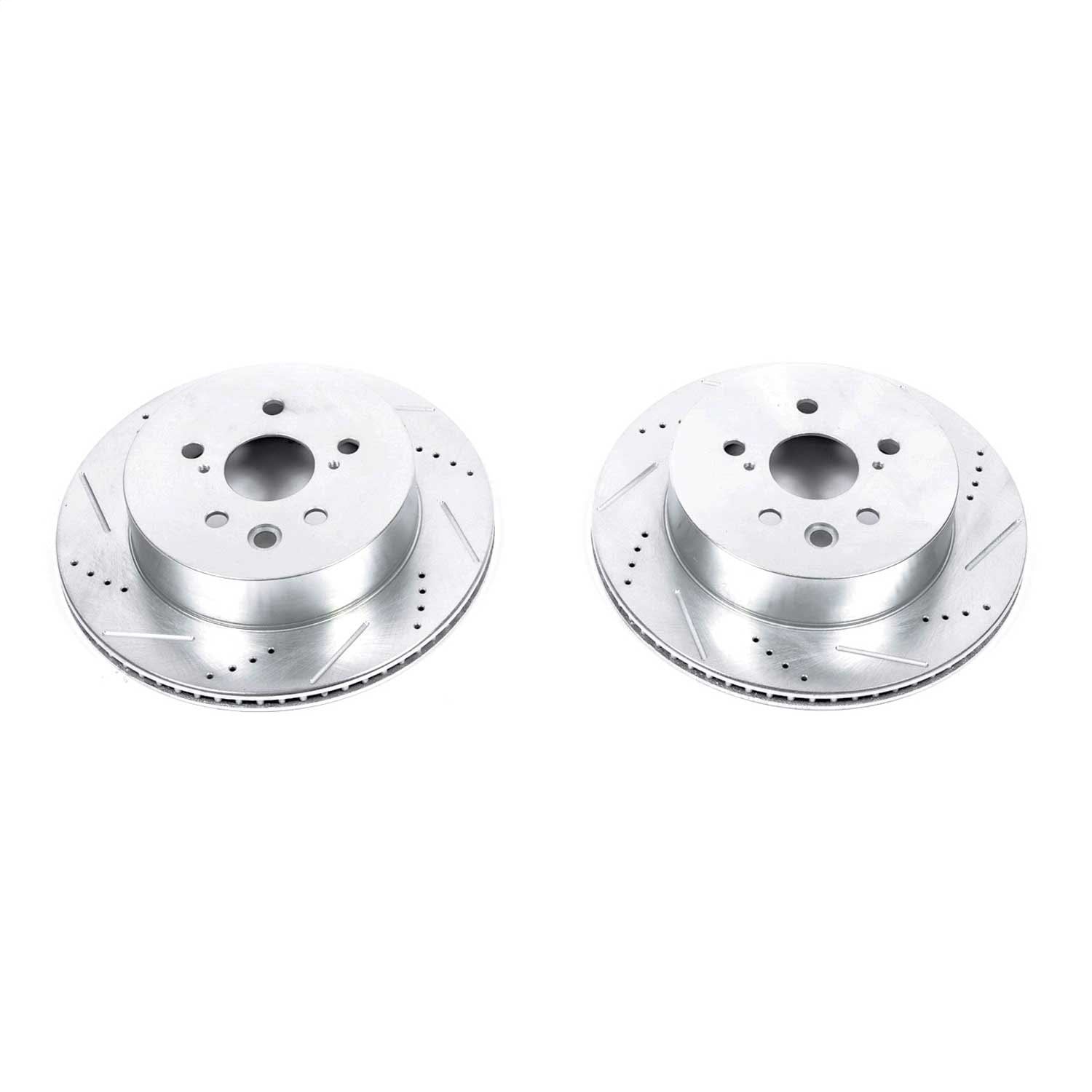 PowerStop Rear Evolution Drilled & Slotted Rotors | Lexus GS300 (2006) (JBR1148XPR)