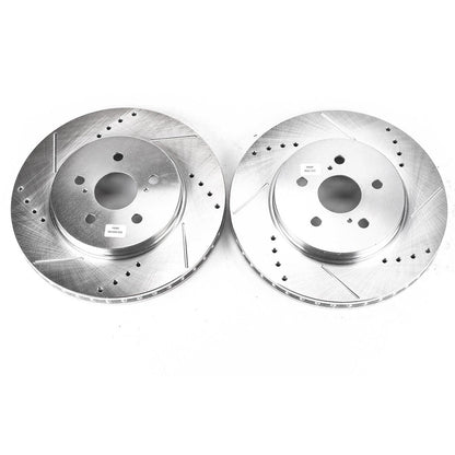 PowerStop Front Evolution Drilled & Slotted Rotors | Lexus RX330 (04-06) (JBR1152XPR)