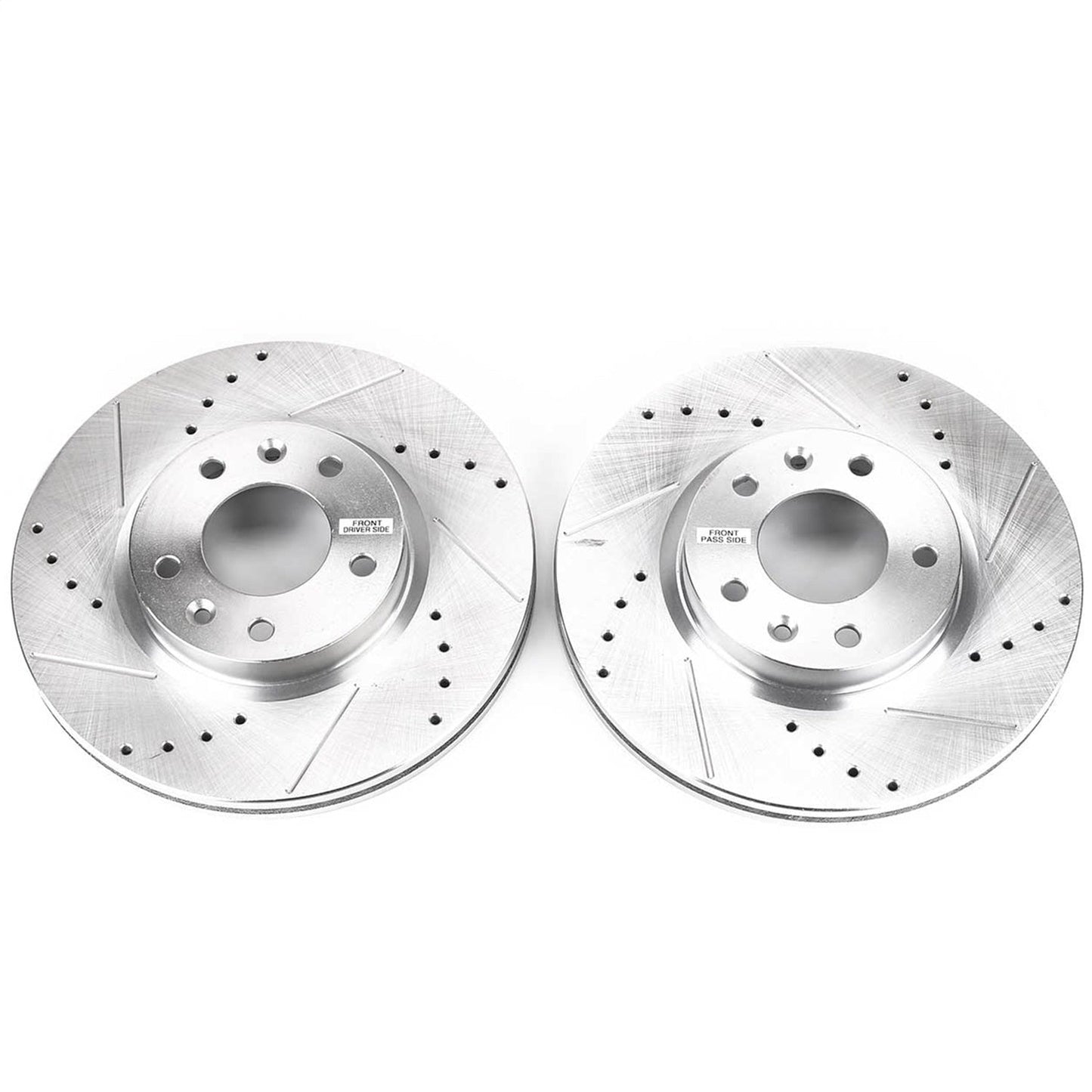 PowerStop Front Evolution Drilled & Slotted Rotors - Pair | Ford Fusion (06-12) (JBR1154XPR)